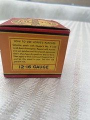 Vintage Hoppe’s Gun Cleaning Patches With Box No 5 12-16 Gauge
