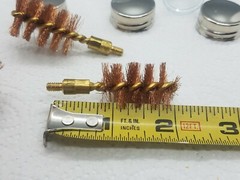 12 GA Shotgun Bore Cleaning Brush Set of 3 Phosphor Bronze Brushes