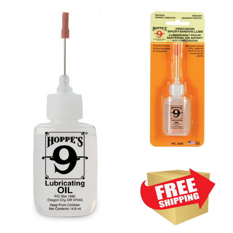 Hoppes Lubricating Oil Gun Machines Door Hinges Needle Applicator Grease Bottle