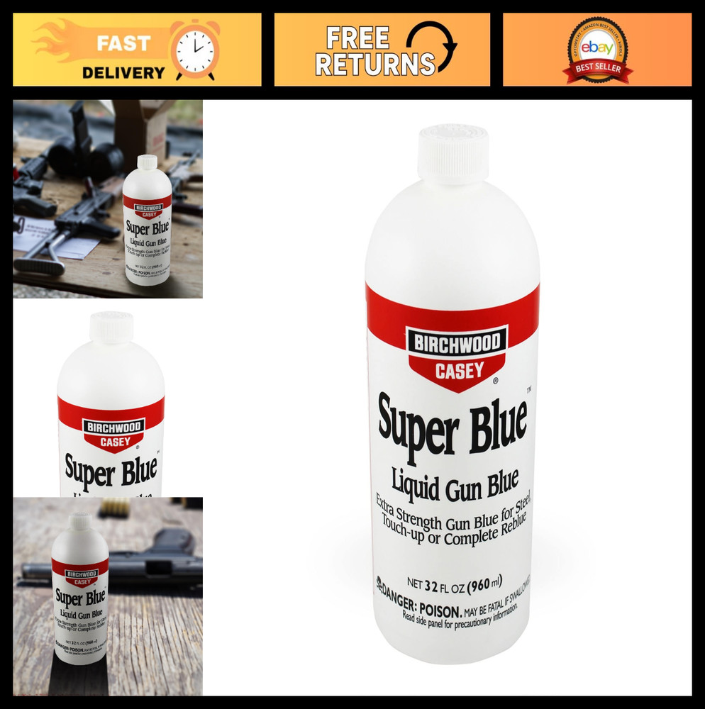 3 oz Gun Blue Liquid for Firearms – Birchwood Casey Quality, Easy Application