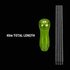 4-Piece Cleaning Rod w/ Aluminum Handle, 40”L