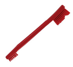 (2 PACK) KleenBore Double End Red Nylon Utility Brush