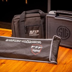 Real Avid Handgun Cleaning Station | With Gun Mat, Rods, Jags, Brushes, Patches