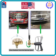 Radiator Cleaning Wand,Radiator Genie Water Air Cleaning Wands,Radiator Cleaner