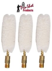 THREE Pro-Shot MP20 20 & 28 Gauge Shotgun Cleaning Mops 3 PACK New!
