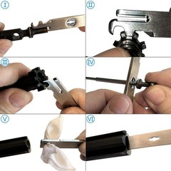 Carbon Scraper Removal Maintenance Cleaning Tool Metal Aluminum Alloy