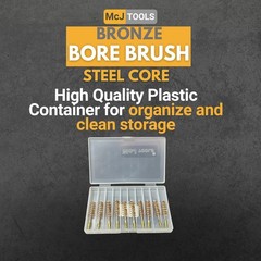Cost-Effective Bore Brush Set – 10 Bronze Brushes for Gun Maintenance