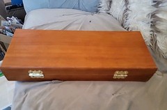 Hoppe’s No. 9 Deluxe Gun Cleaning Kit In Hinged Cherry Wood Box Accessories Rod
