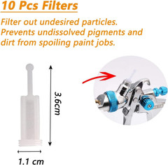 27 Piece Spray Gun Cleaning Kit with Spray Gun Filters, Paint Gun Cleaning Kit