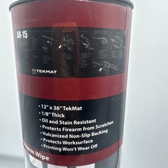 TekMat Rifle Mat TekTowel Packed In Tube 12″x36″ with Neoprene Rubber – Black