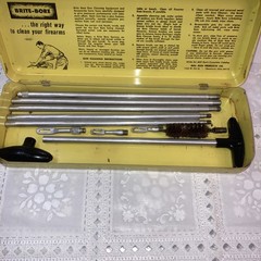 Vintage Brite-Bore Deluxe Gun Cleaning Kit 12 Piece May Not Be Complete Partial