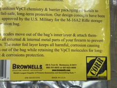 Brownells 11”x54” Rifle / Shotgun Anti Corrosion Gun Bag New