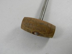 LUGER P08 ARTILLERY CLEANING ROD TOOL WITH WOOD HANDLE