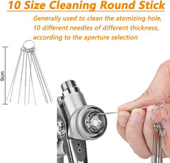 27 Piece Spray Gun Cleaning Kit with Spray Gun Filters, Paint Gun Cleaning Kit