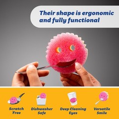 Scrub Daddy Household Cleaning Supplies – The Microfiber BBQ Bundle – Includes 2