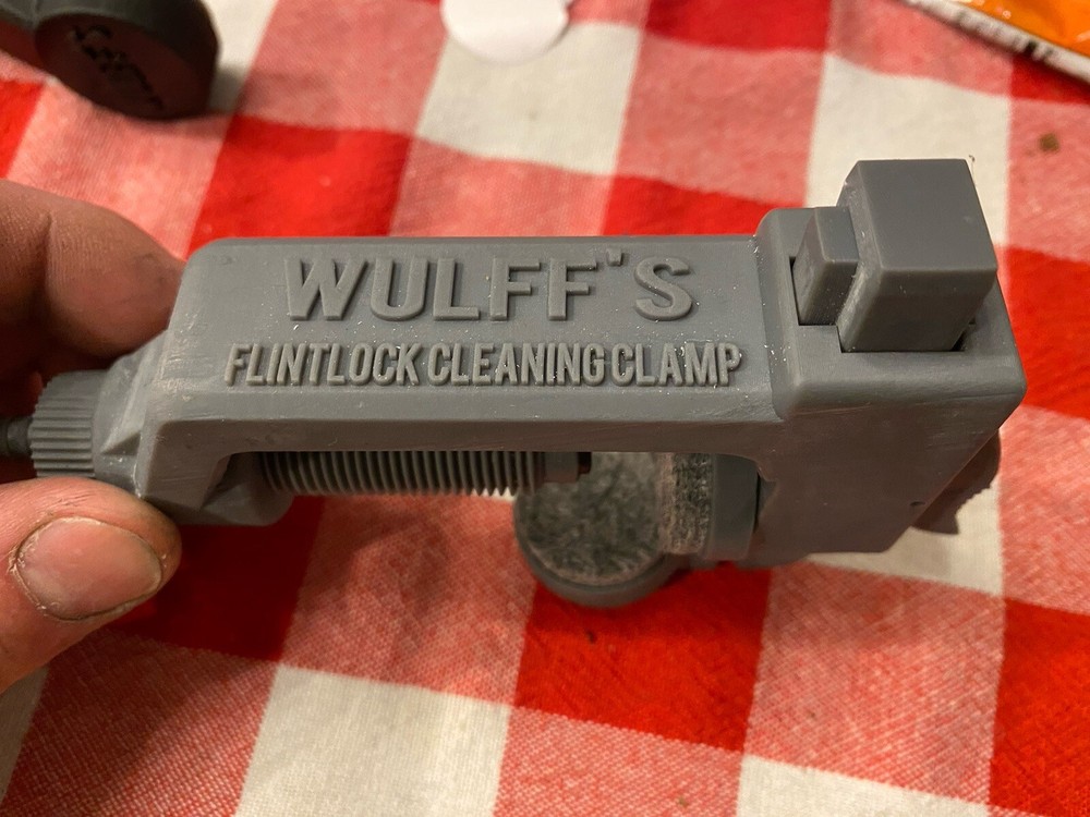 Flintlock Cleaning Clamp Wulff Antique Muzzle Loader Flint Lock