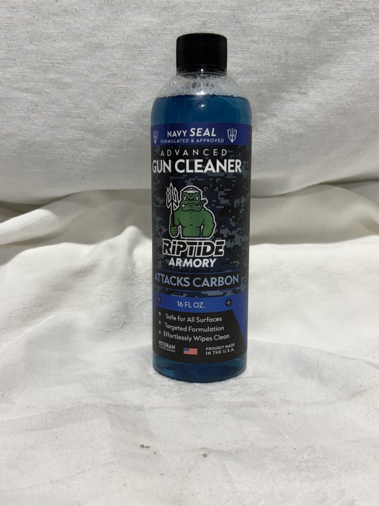 Riptide Armory Advanced Gun Cleaner Attacks Carbon Solvent Liquid Spray 16 Fl Oz