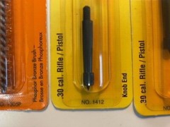 Lot of 5 Hoppe’s Brushes, Knob Ends and Brass Screw Driver Brush Combo