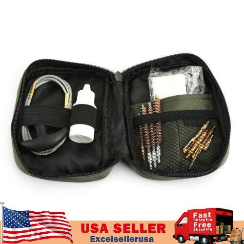 Rifle Cleaning Kit Pull Through Gun Cleaning Kit for .17 .22 .270 .300 Calibre/