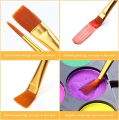 Best Model Miniature Paint Brushes Small Detail Art Paint Brush with Set 10 Pcs