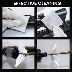 3” Gun Cleaning Patches More Cotton Contain, Highly Absorbent Gun Patches for .