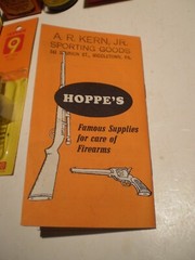 Vtg Hoppes Lot 7 Nitro Powder Solvent No 9 Gun Booklet Brush Cleaning Patches