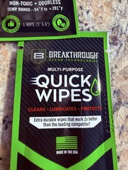 Multi-Purpose CLP Quick Wipes, 5 In. X 6 In., 10-Pack