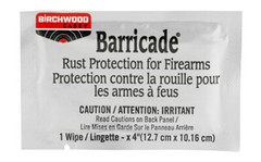 Barricade Rust Protection for metal gear by Birchwood Casey – 25 Wipes BC33025