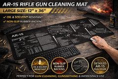 AR-15 Tactical Gun Cleaning Mat – Heavy-Duty Non-Slip Armorer Bench Pads