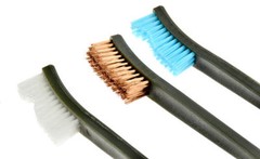 New 9pc Double Ended Gun Cleaning Brush Set 7in – Nylon Plastic Copper Brush
