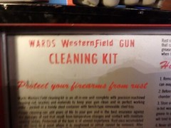 2K-vintage MONTGOMERY WARD’S Western Field shotgun cleaning kit