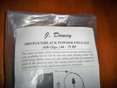 J. DEWEY SHOTGUN / BLACK POWDER FIELD KIT – GUN CLEANING KIT – .410 – 12 GA / ..