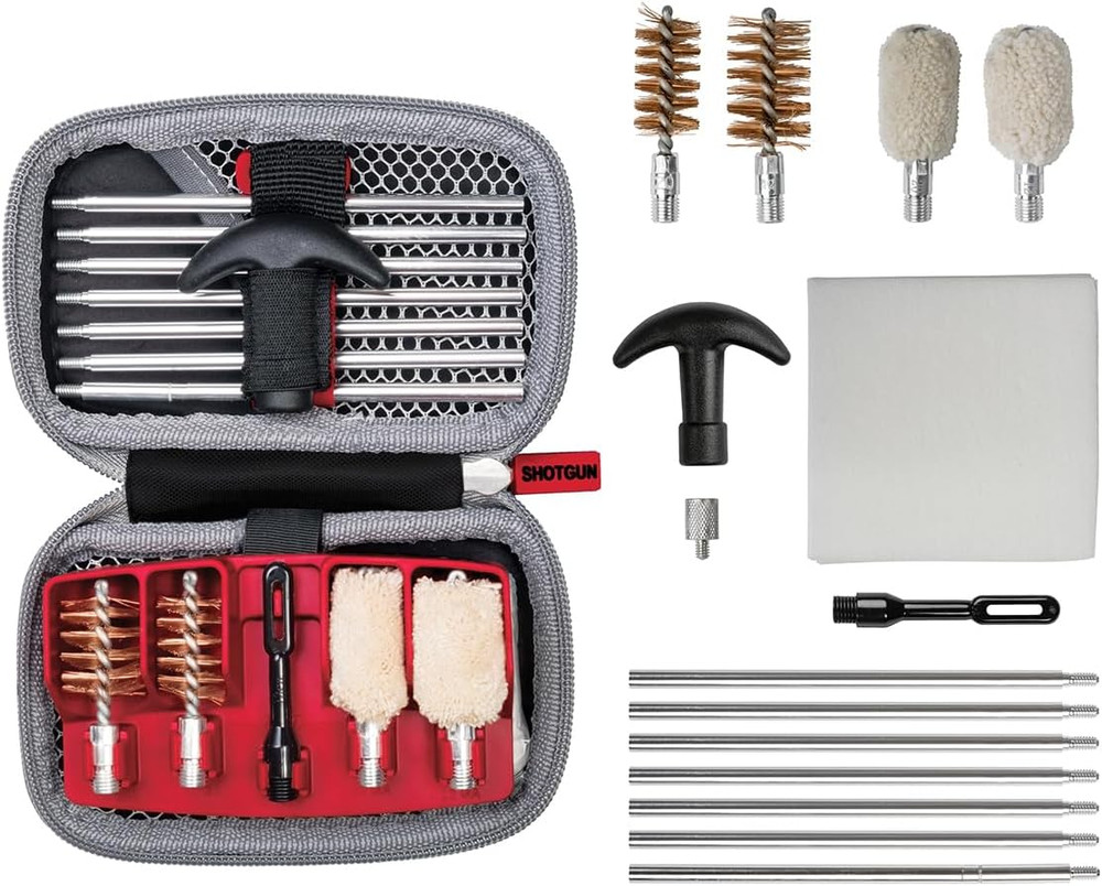 Shotgun Cleaning Kit – Compact Cleaning Case for 12 and 20 Gauge with 7 Section