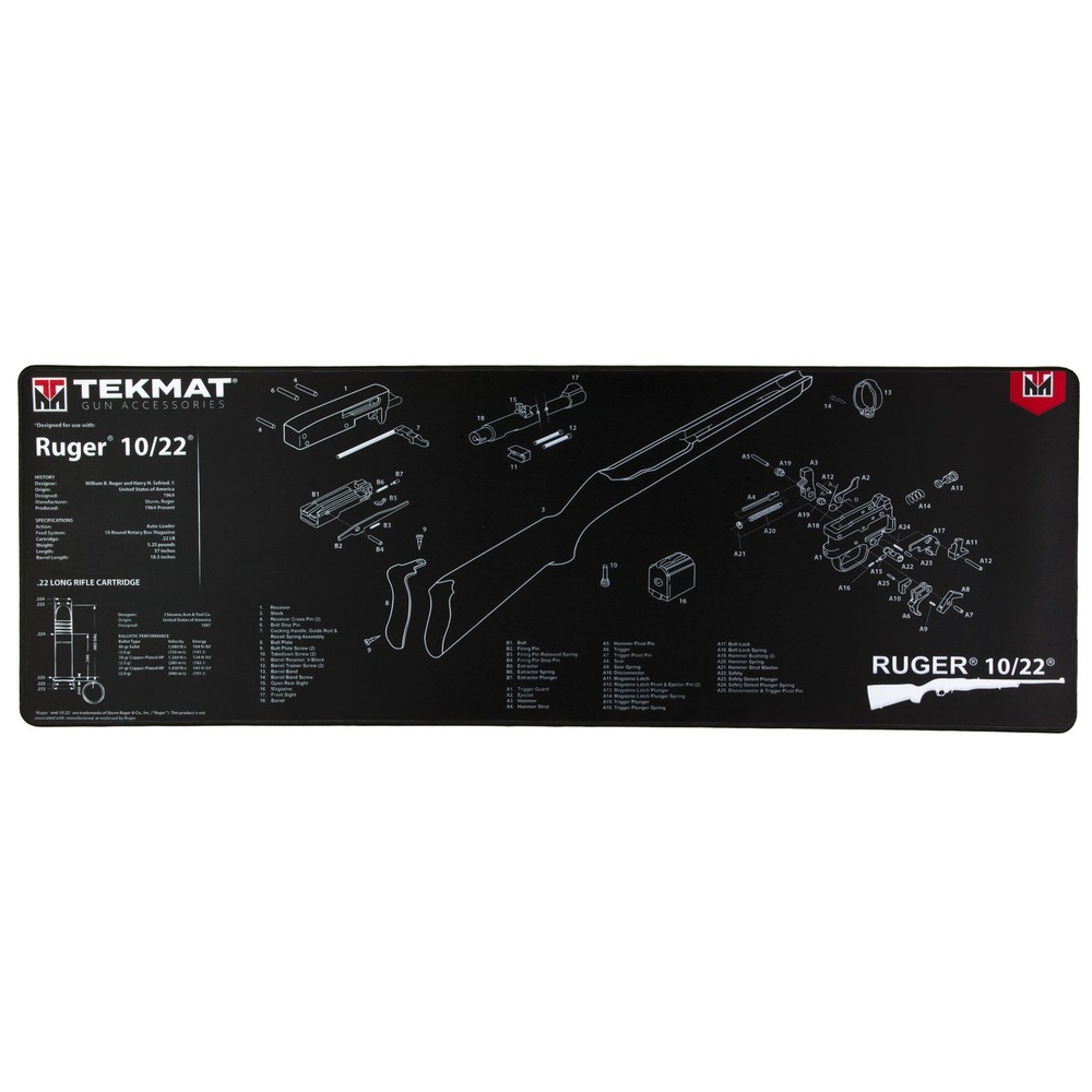 TekMat Ultra 44 Ruger 10 / 22 Quality Gun Cleaning Mat 15″x44″ – TEK-R44-1022