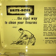 Vintage Brite-Bore Deluxe Gun Cleaning Kit 12 Piece May Not Be Complete Partial