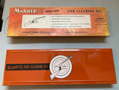 Vintage Marble’s Gun Cleaning Kit Steel Case w Original Box Gladstone MI Empty