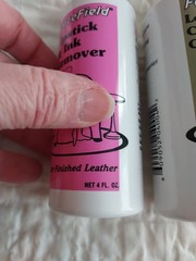 New Force Field Leather Cleaner Conditioner + Lipstick And Ink Remover Bottles
