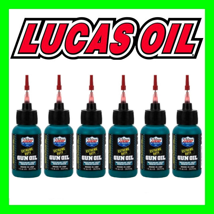 6 – LUCAS Extreme Duty Needle Gun Oiler (6)1oz Bottles Lubericates Protects