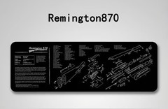 870 Shotgun Cleaning Mat – Cushioned – Roll Up Non Slip – Non Marring Bench Mat