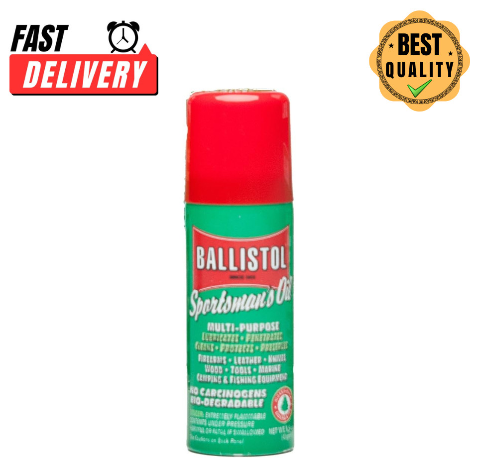 Ballistol Multi-Purpose Aerosol Lubricant Cleaner Protectant 1.5oz Can