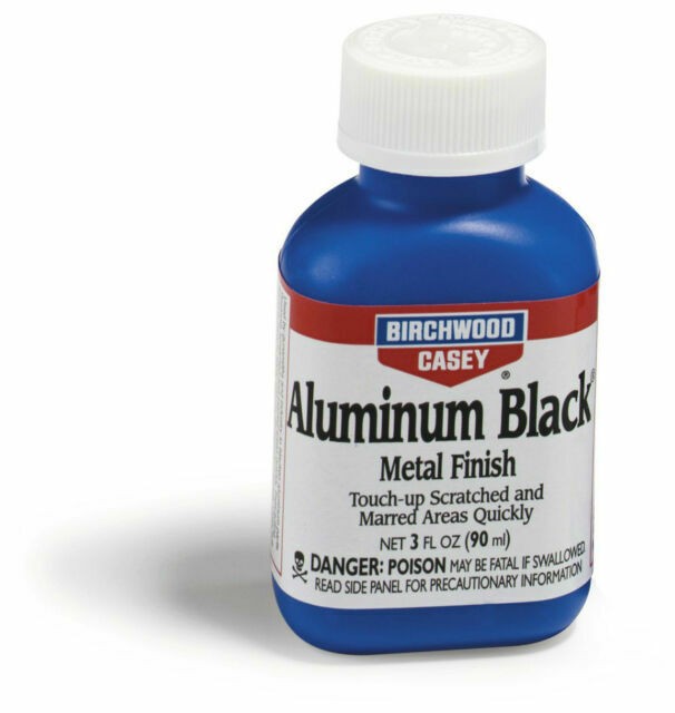 Aluminum Black Touchup Metal Finish 3 Ounce Fluid Bottle