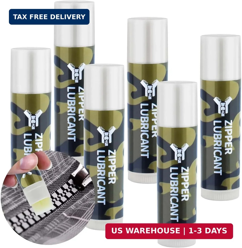 Hunting Zipper Wax Sticks Portable Snap Lubricant Sticks Camouflage Snap Stick Z