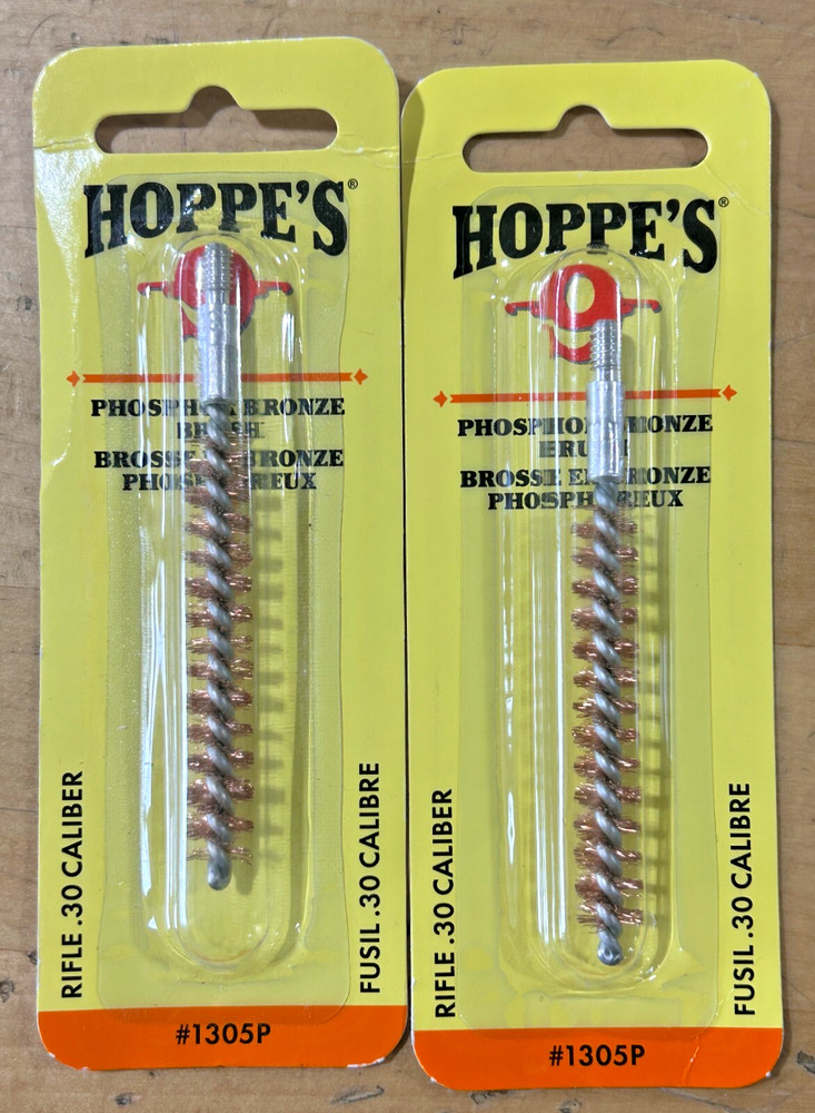 Hoppe’s .30 Cal. Rifle Fusil l Phospher Bronze Brush #1305P – 2 Pack