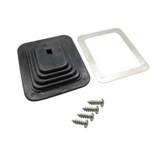 Rubber Shifter Boot Kit Universal Fitment with Chrome Plate 5-5/8″ X 6-3/4″