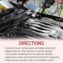 Air Cleaning Gun Auto Detailing Tool Interior Exterior Blaster Dry Wet