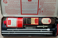 Vintage Sears Roebuck 30 Cal Gun Cleaning Kit In Case #6 20253 95% COMPLETE