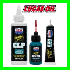 LUCAS CLP OIL 4oz, Needle Oiler & Grease Tube Rifle Pistol Cleans & Protects USA
