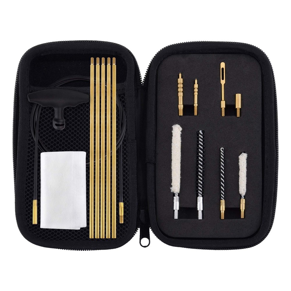 Airgun Cleaning Kit .177 & .22 Cal – Cotton Mop, Brass Rod, Nylon Brushes