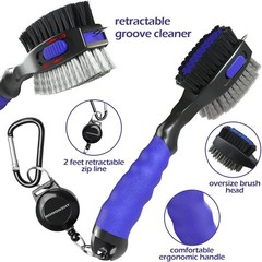 Ergonomic grip brush with spike for deep groove dirt removal