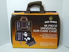 Game Winner 68 Piece Universal Gun Care Brown Canvas Case New In Package/Clean